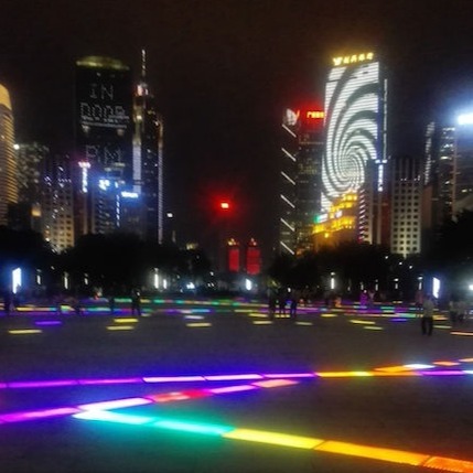 Guangzhou bei Nacht