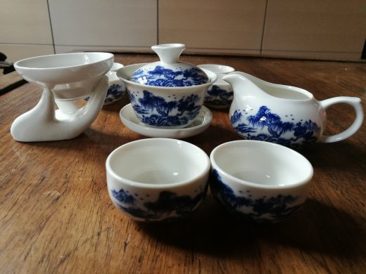 Teeservice mit Gaiwan für Teezeremonie - tee085