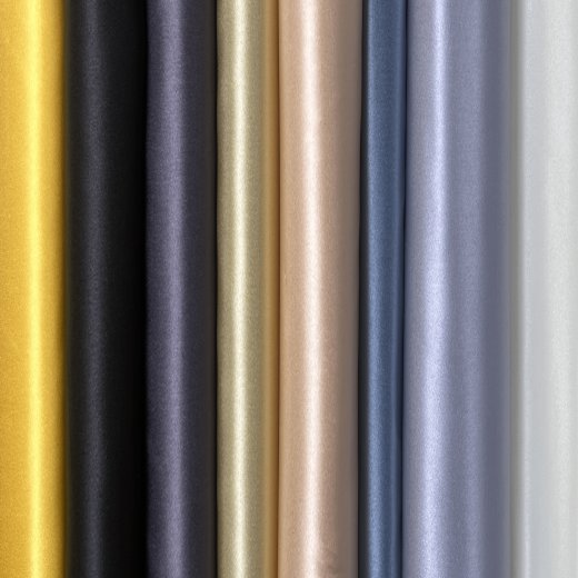 Crepe Satin Seide uni 16 Momme - gelb