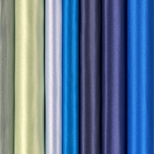 Crepe Satin Seide uni 16 Mommé - meerblau Meterware