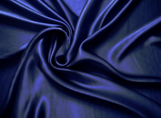 Crepe Satin Seide uni 16 Momme - dunkelblau - SE18dblau