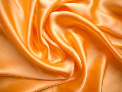 Crepe Satin Seide uni 16 Momme - apricot - SE18apricot