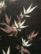 China Brokat Seidenstoff Bambus schwarz braun - Meterware - SBA32