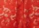 China Brokat Seidenstoff Drachen rot - Meterware - SDR09