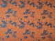 China Brokatstoff Bambus und Kirschblüte orange - Meterware - SKB81