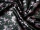 China Brokatstoff Bambus und Kirschblüte schwarz - Meterware - SKB83