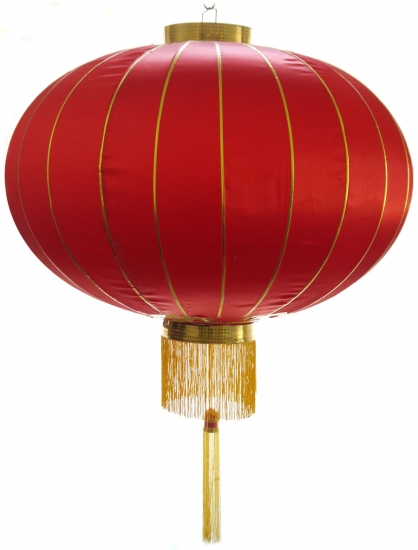 4 rote Lampions original aus China  25 cm für drinnen und draussen