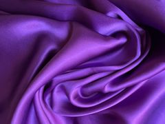 Crepe Satin Seide uni 16 Momme - violett