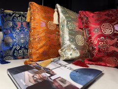 Kissenhülle Glück und Reichtum verschiedene Farben