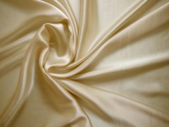 Crepe Satin Seide uni 16 Momme - sand Meterware