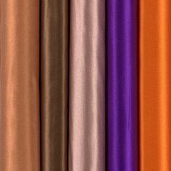 Crepe Satin Seide uni 16 Mommé - kupfer