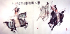 Polo in der Tang Dynastie III Aquarell von Li Gang
