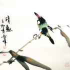 Die Aussicht - Aquarell von Wu Yun Feng