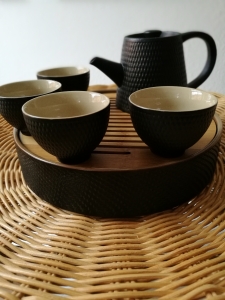 Teeboot Teeschiff für asiatische Teezeremonie Basic Teebrett groß 